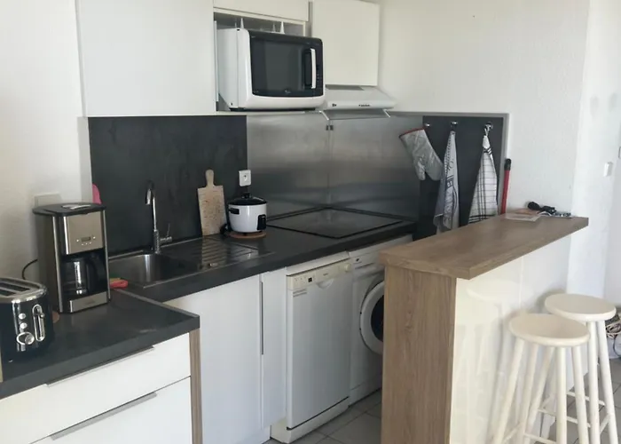 Sunset Joli 3 Pieces Vue Piscine Rochelongue Cap D'agde Apartment